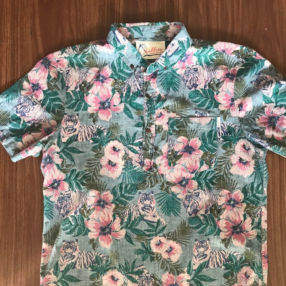 Chubbies Nutter Shirt - Tigers in the Mist